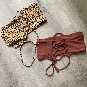 Zaful Bandeau Strapless Bathing Suit Tops